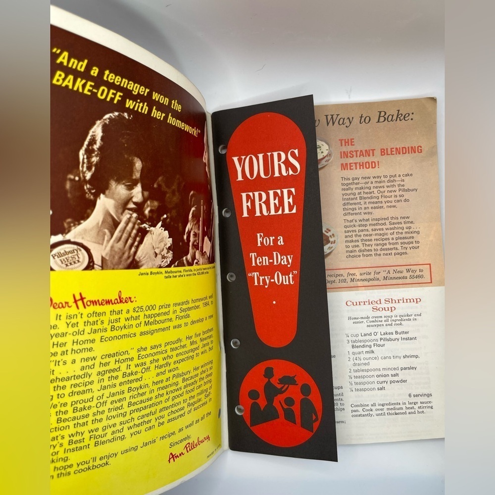 100 New Bake Off Recipes Vintage Grand National Pillsbury 1965 USA Winners - Picture 3 of 12